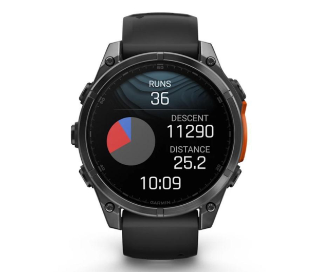 Garmin fenix 8 AMOLED 47mm szary z czarnym paskiem - 1277067 - zdjęcie 9